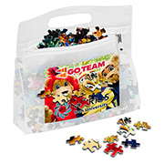 "QUINCY" 500 Piece Full Color Custom Jigsaw Puzzle In Deluxe Vinyl Storage Pouch